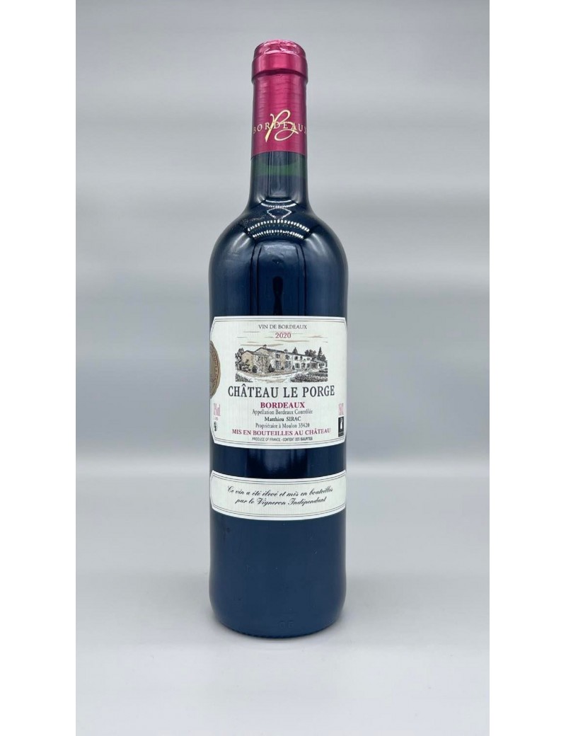 Bordeaux rouge traditionnel 2020